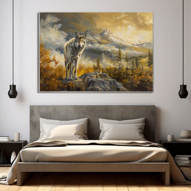 Lone Wolf Painting